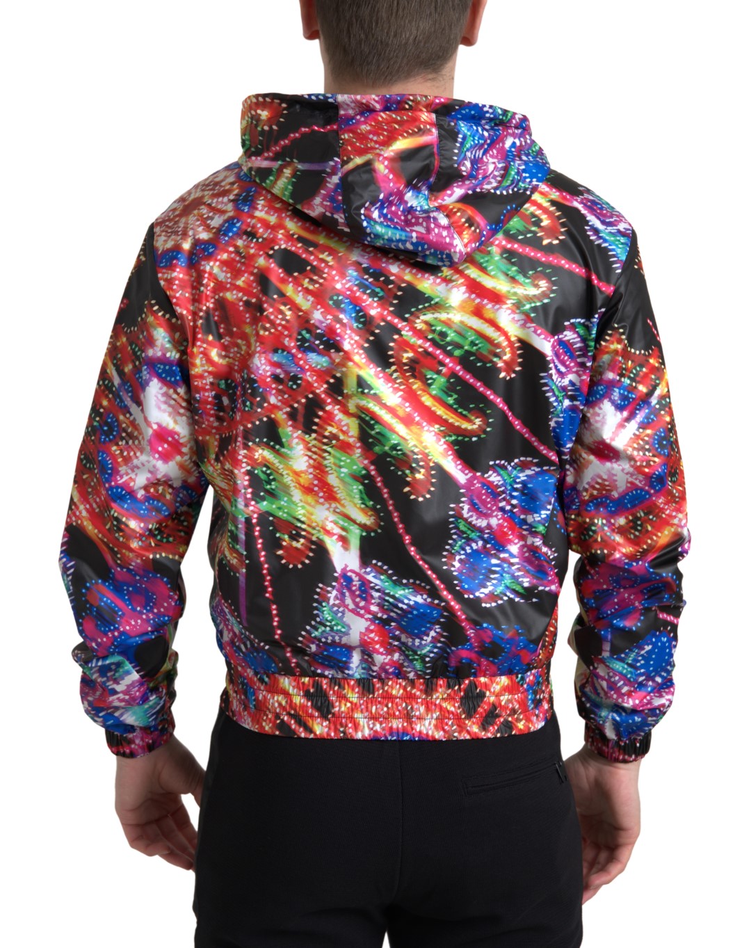 Multicolor Hooded Sweatshirt Sweater