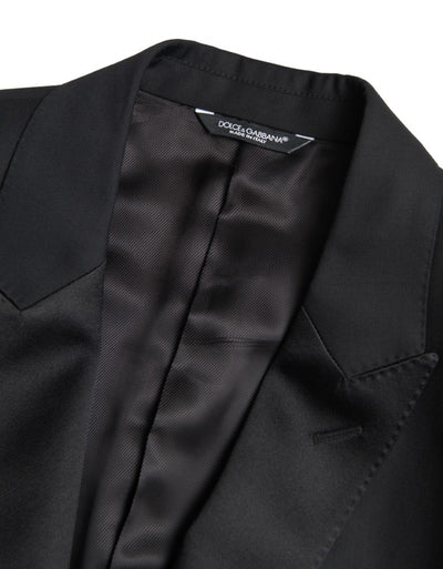 Black Wool Single Breasted MARTINI Blazer