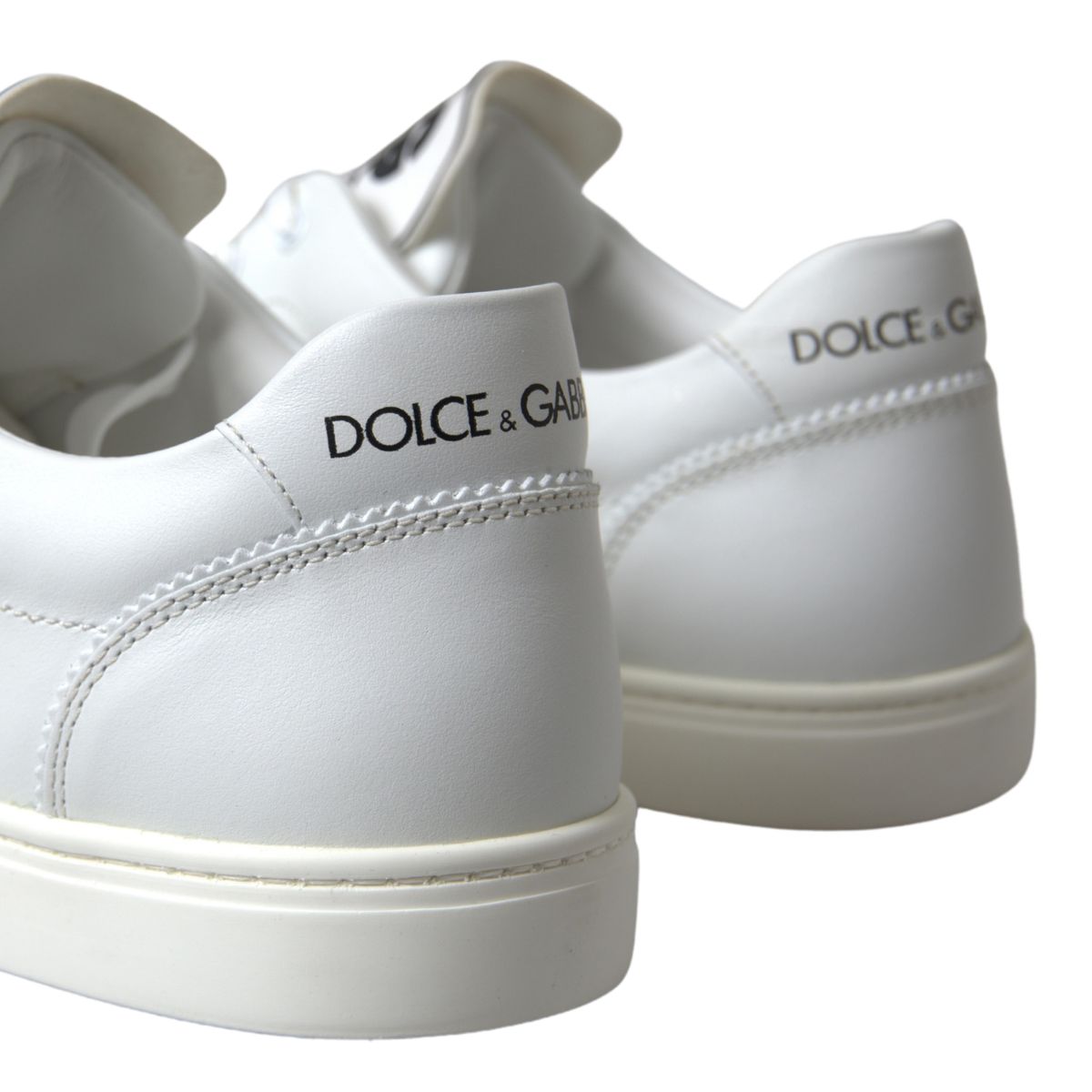 White Leather Portofino Sneakers Shoes