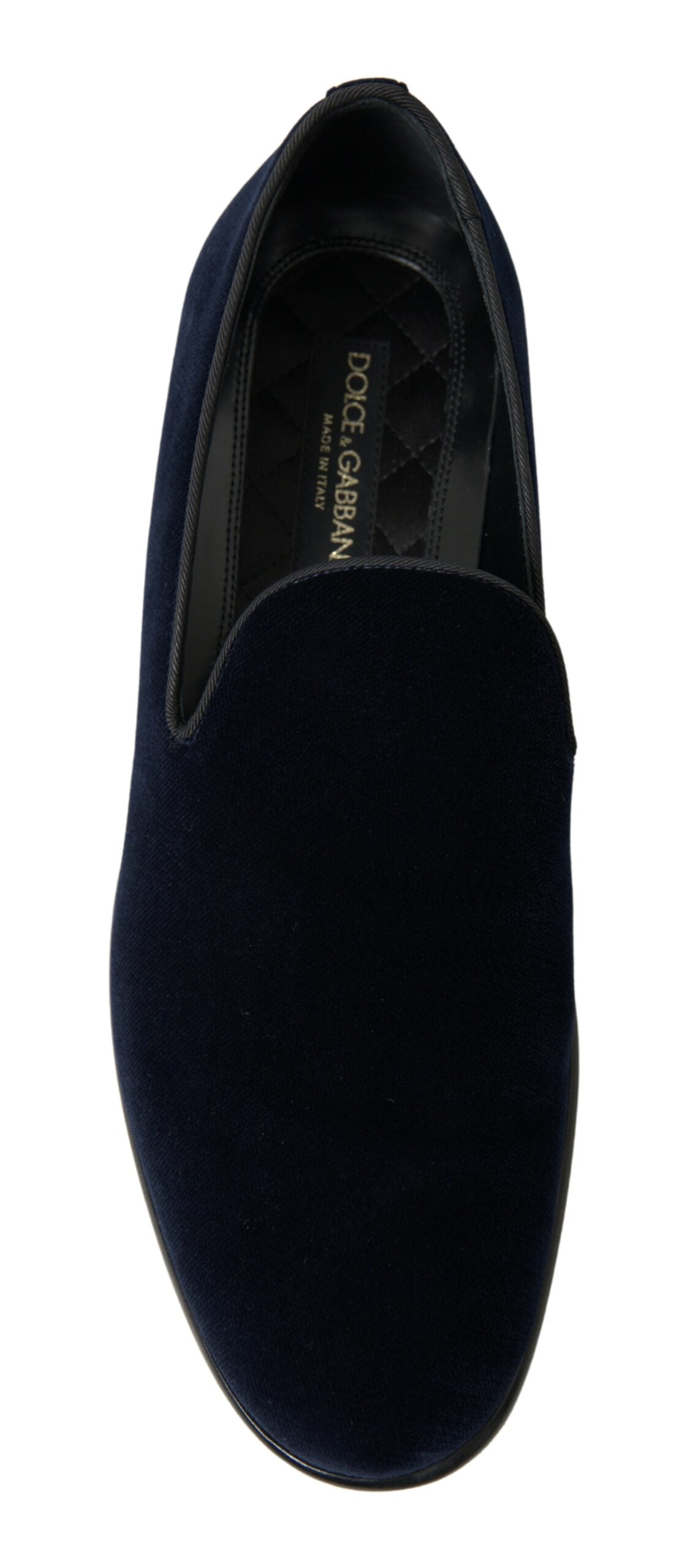 Blue Velvet Loafers Formal Shoes