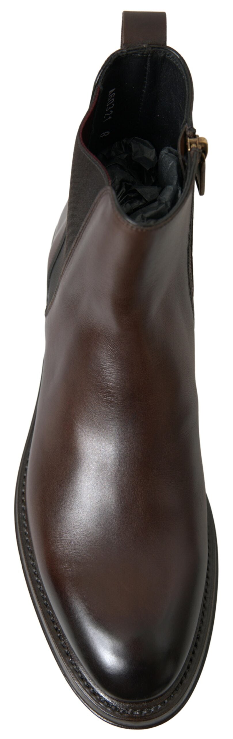 Brown Leather Chelsea Mens Boots Shoes