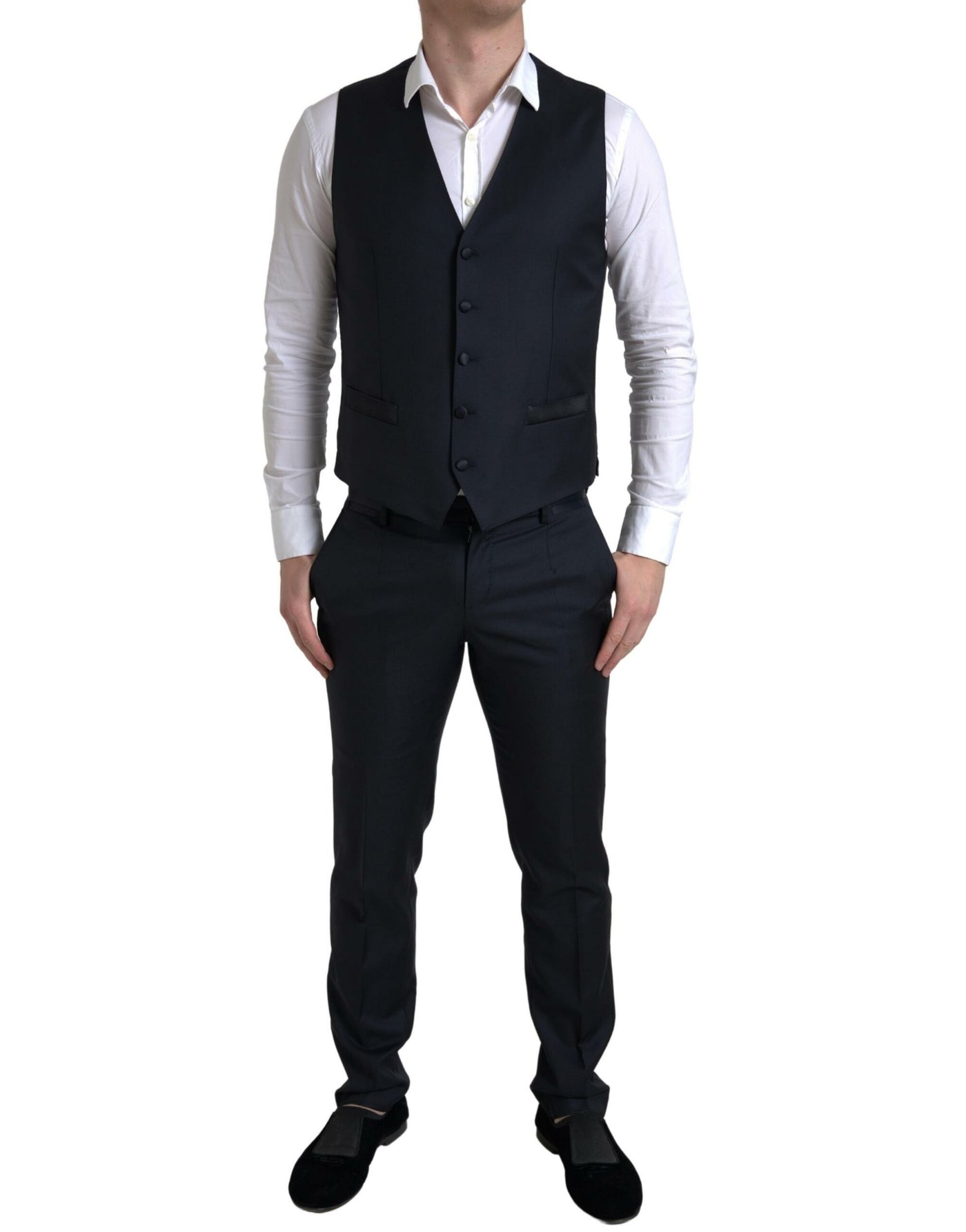 Black 3 Piece Single Breasted MARTINI Suit