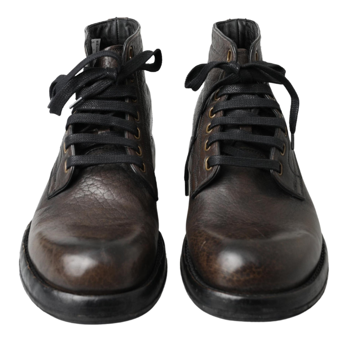 Brown Leather Perugino Men Boots Shoes