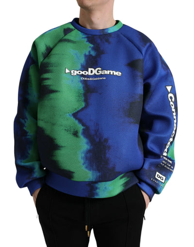 Multicolor Logo Crewneck Pullover Sweater