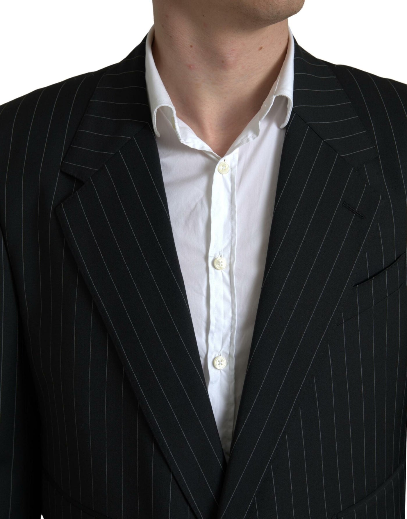 Black Stripe Single Breasted SICILIA Blazer