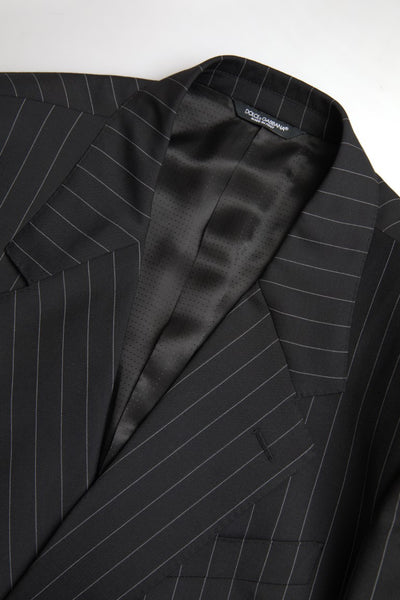 Black Stripe Single Breasted SICILIA Blazer