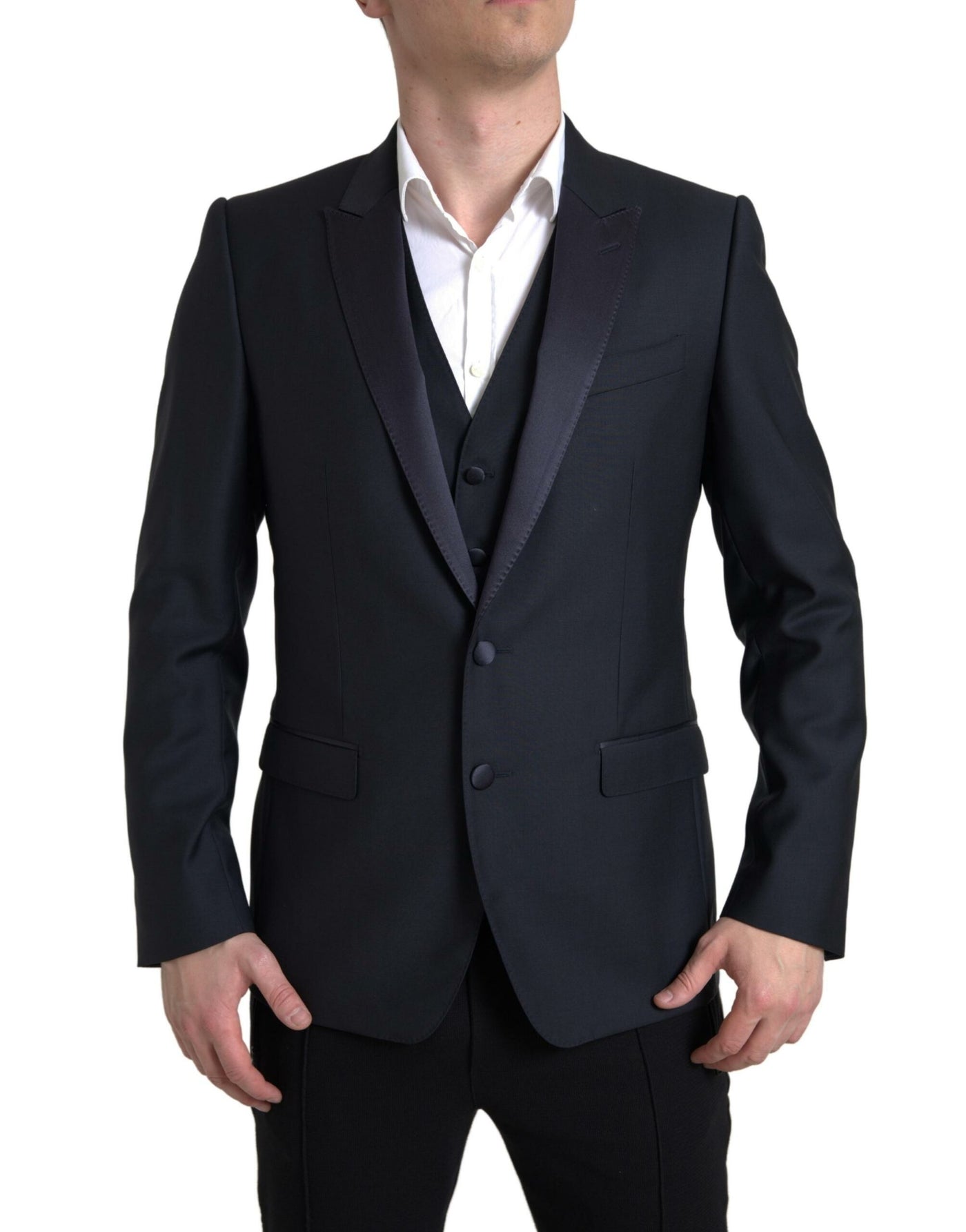 Blue 2 Piece Single Breasted MARTINI Suit