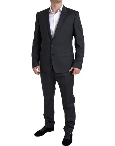 Black 2 Piece Single Breasted MARTINI Suit