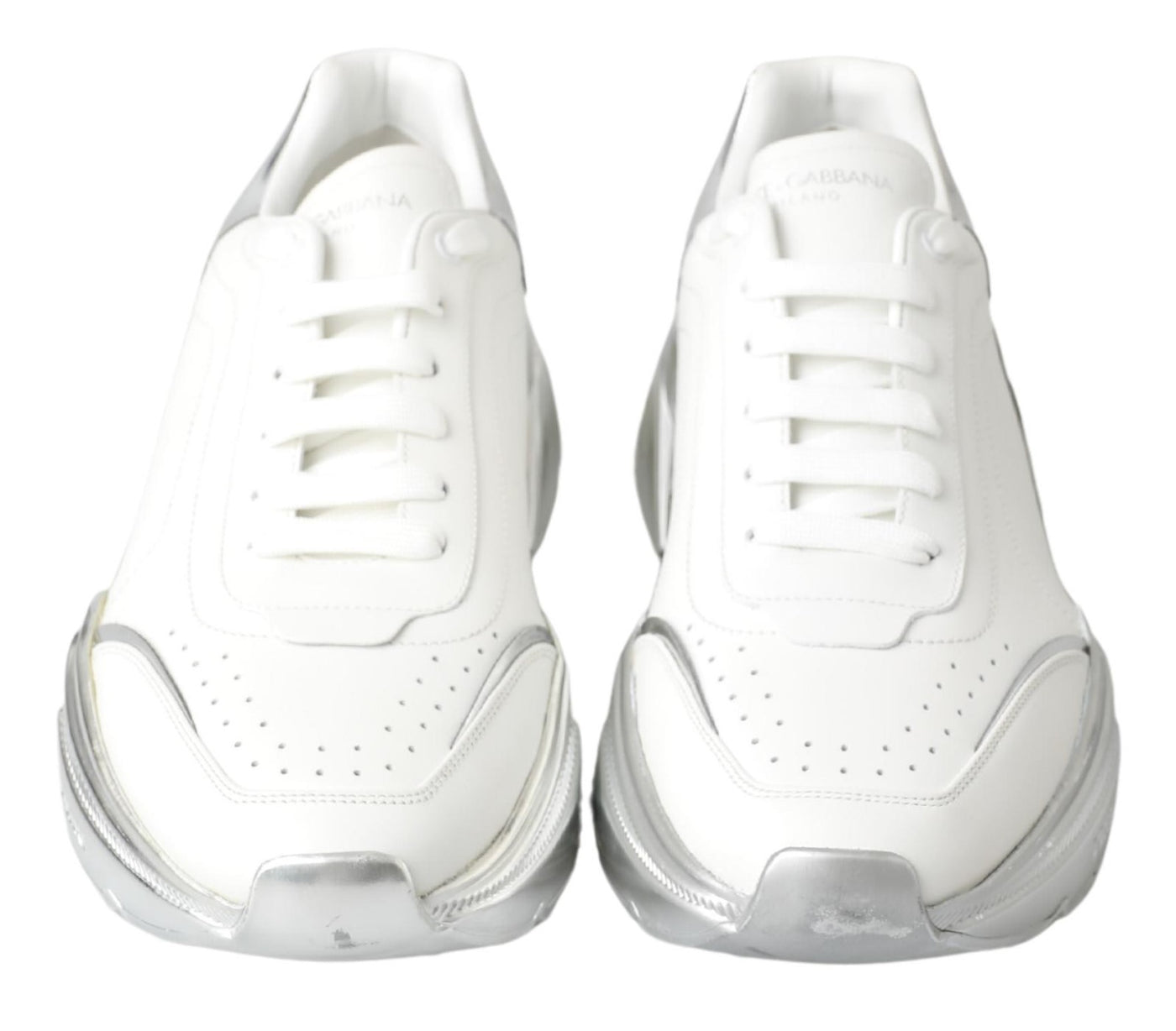 White Leather Sports DAYMASTER Sneakers Shoes