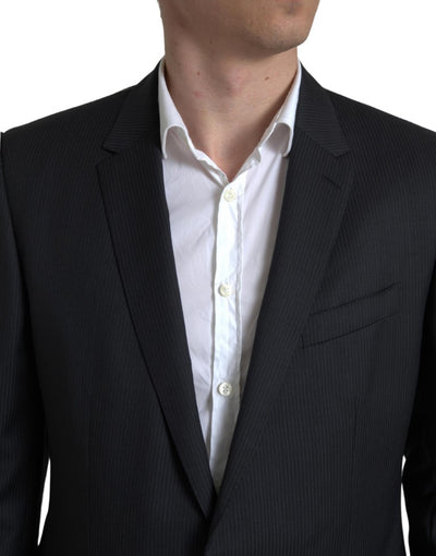 Black 2 Piece Single Breasted MARTINI Suit