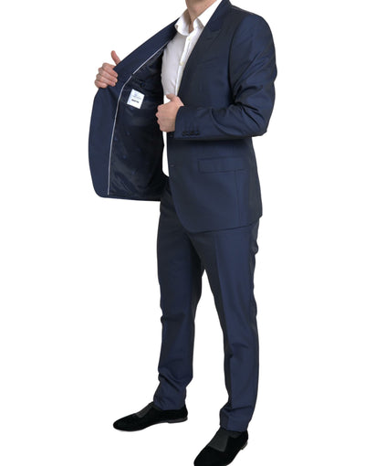 Blue 2 Piece Single Breasted MARTINI Suit