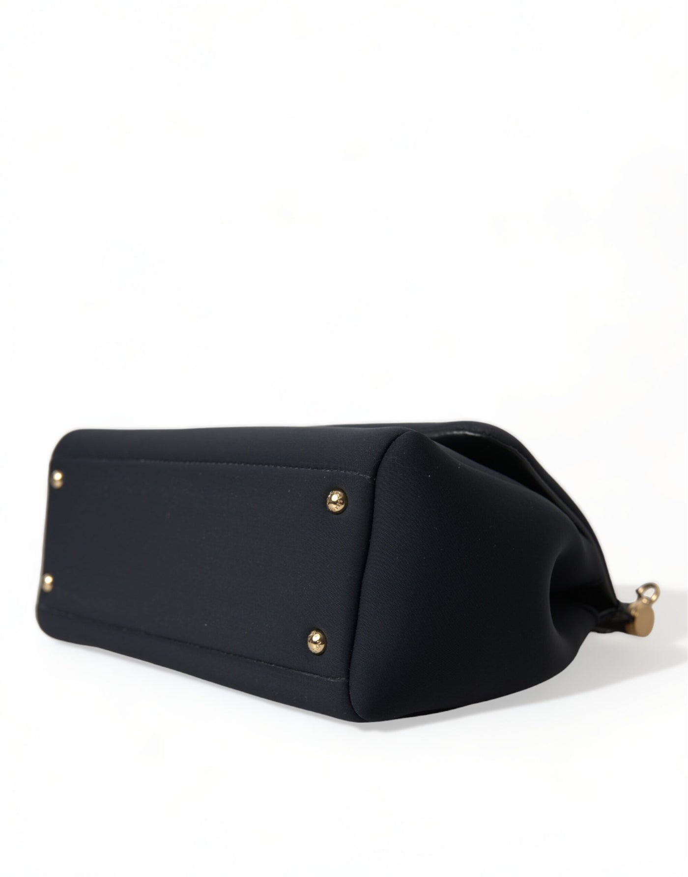 Black Neoprene Hand Shoulder Satchel Bag