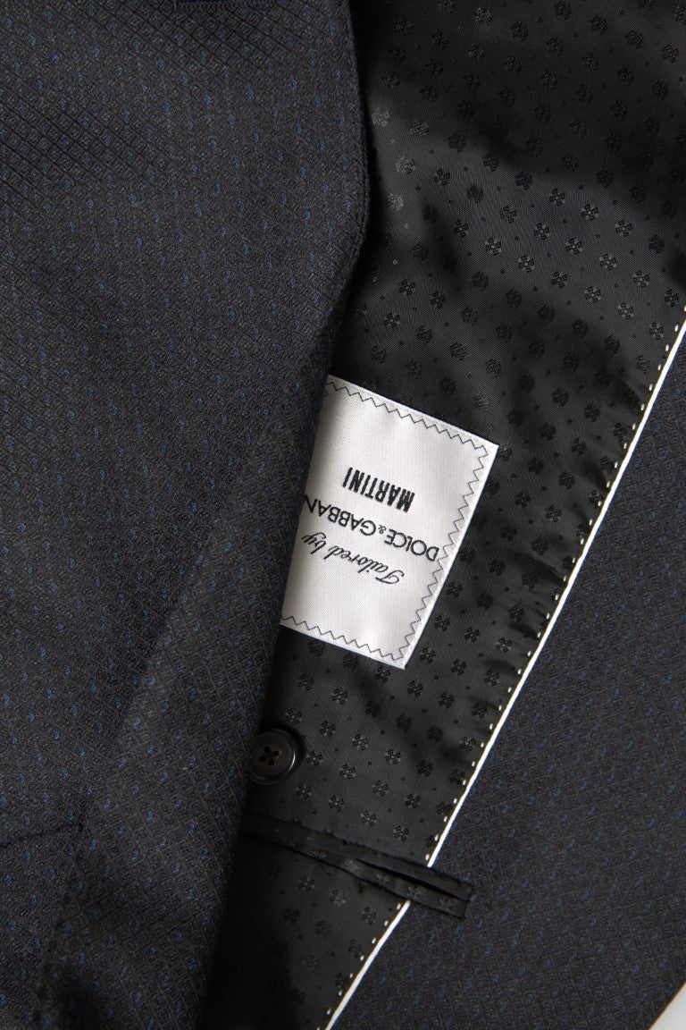 Black 3 Piece Single Breasted MARTINI Suit