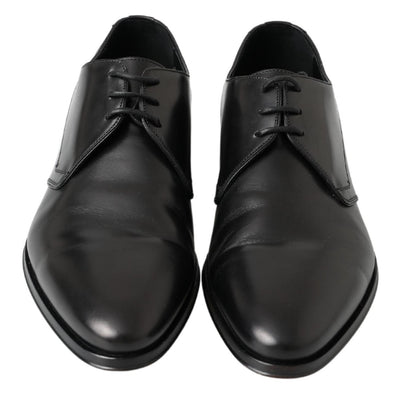 Black Derby Formal Dress Shoes