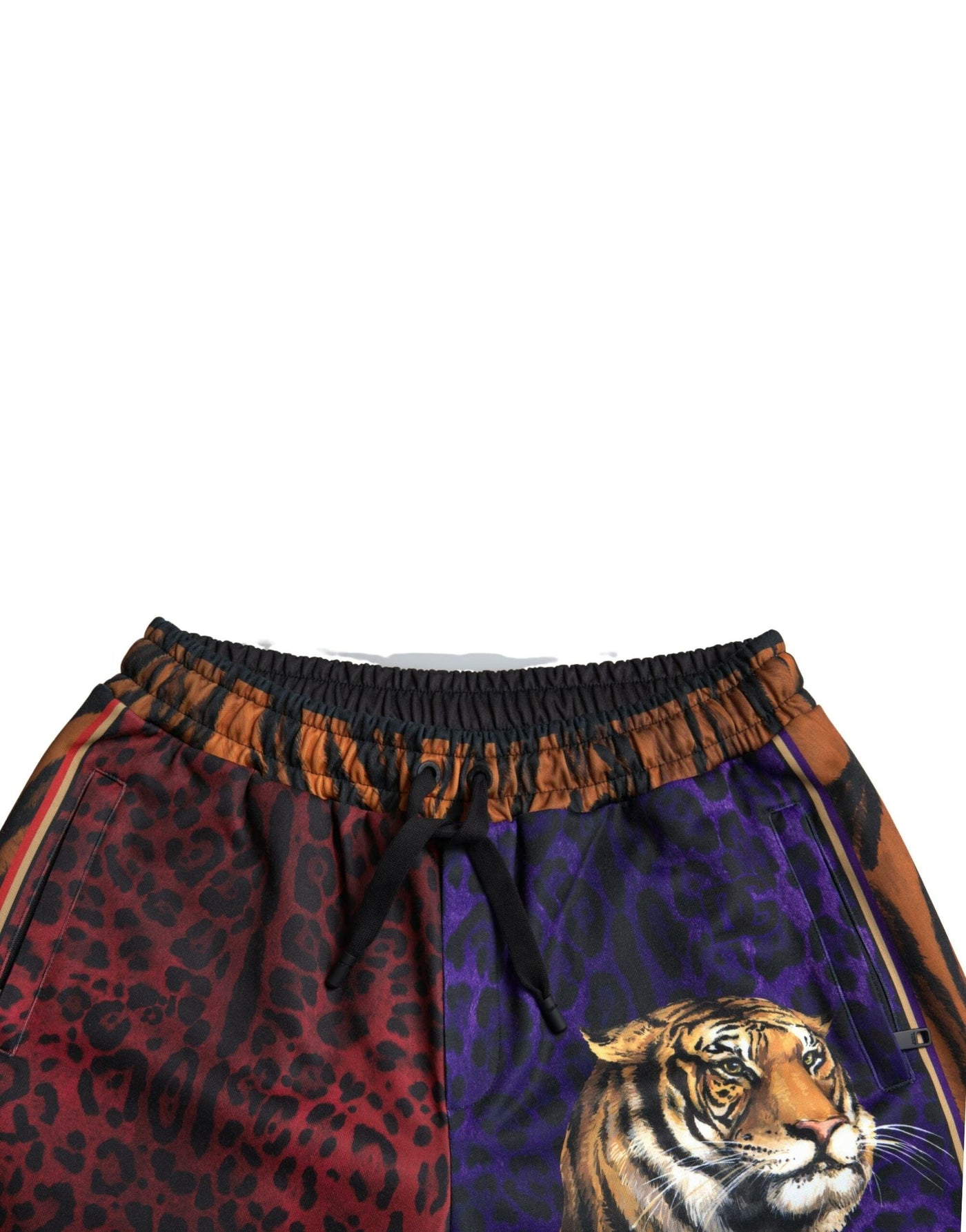 Multicolor Tiger Print Men Bermuda Shorts