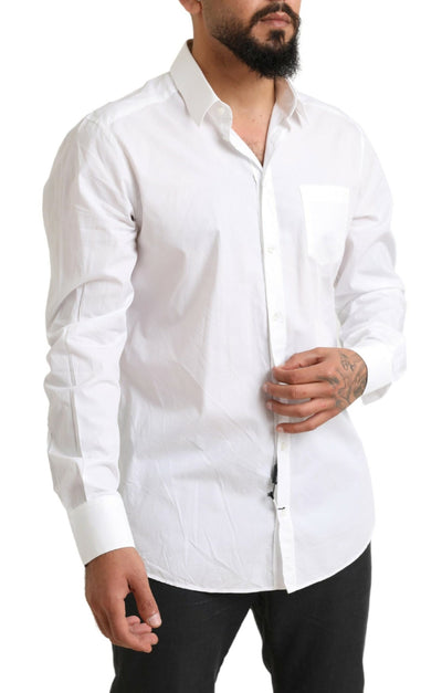 White GOLD Formal Cotton Tuxedo Dress Shirt