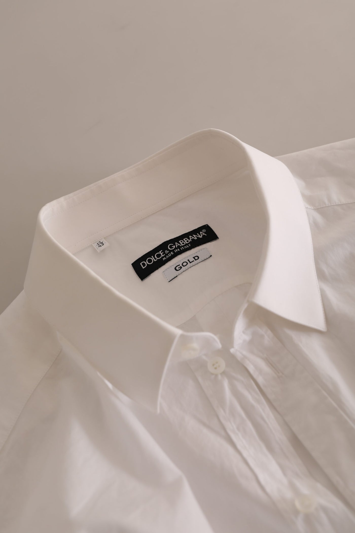 White GOLD Formal Cotton Tuxedo Dress Shirt