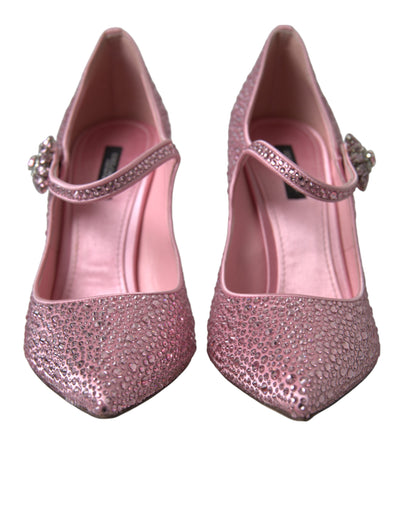 Pink Strass Crystal Heels Pumps Shoes