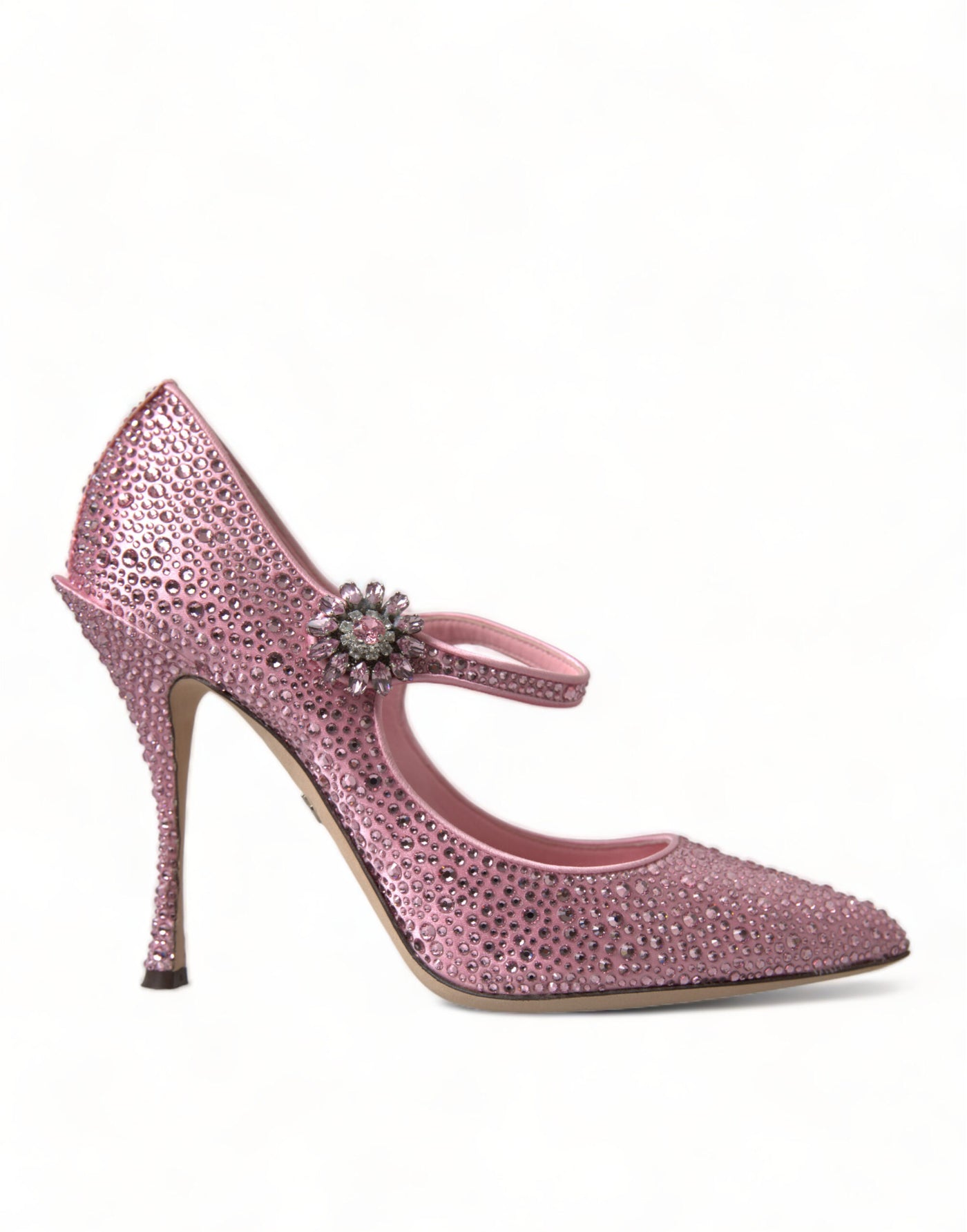 Pink Strass Crystal Heels Pumps Shoes