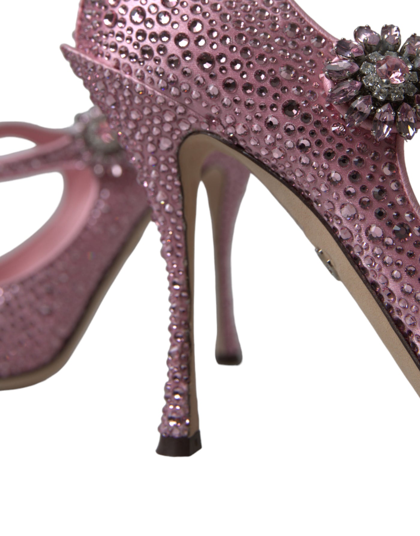 Pink Strass Crystal Heels Pumps Shoes