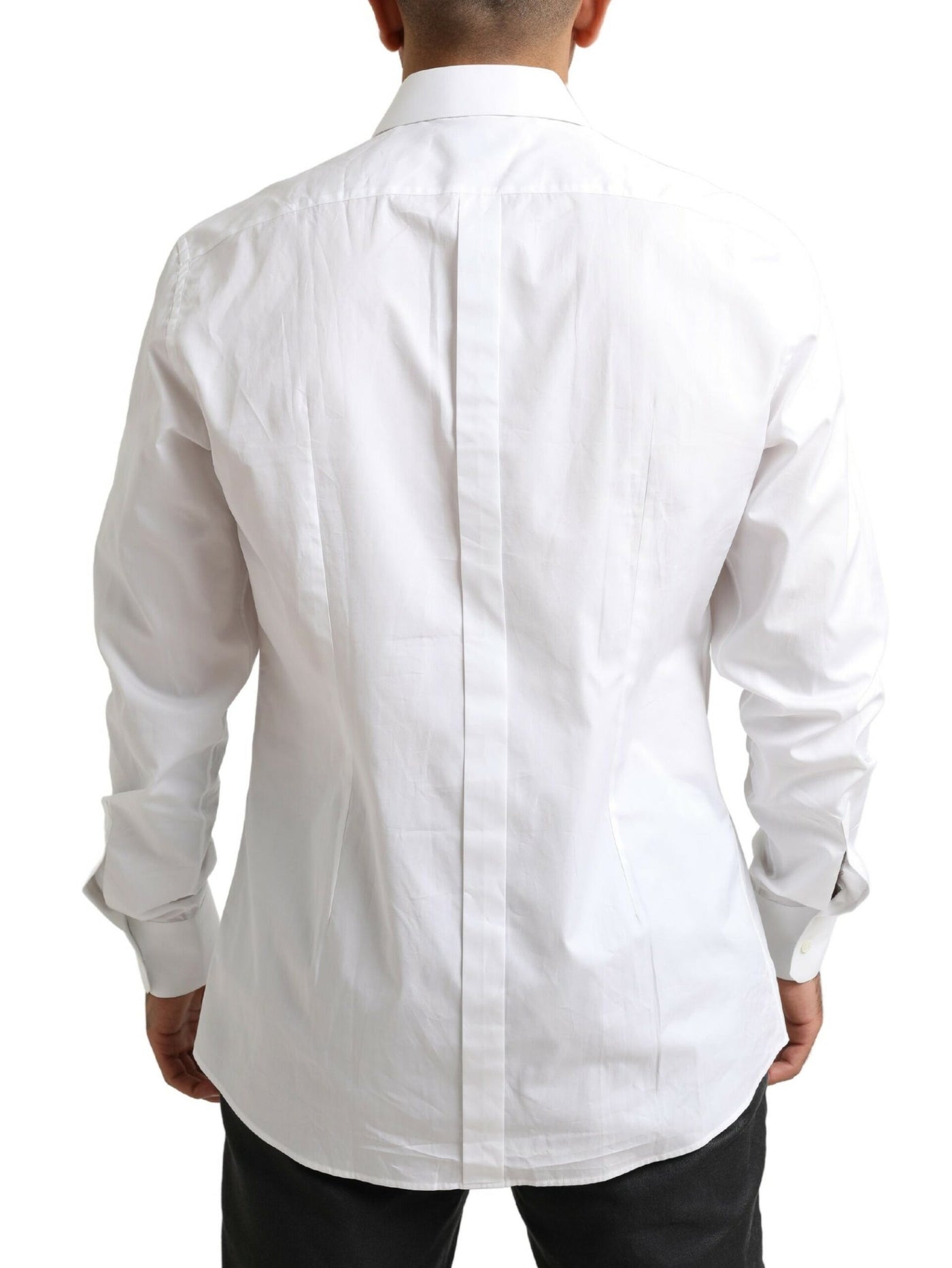 White GOLD Formal Cotton Tuxedo Dress Shirt