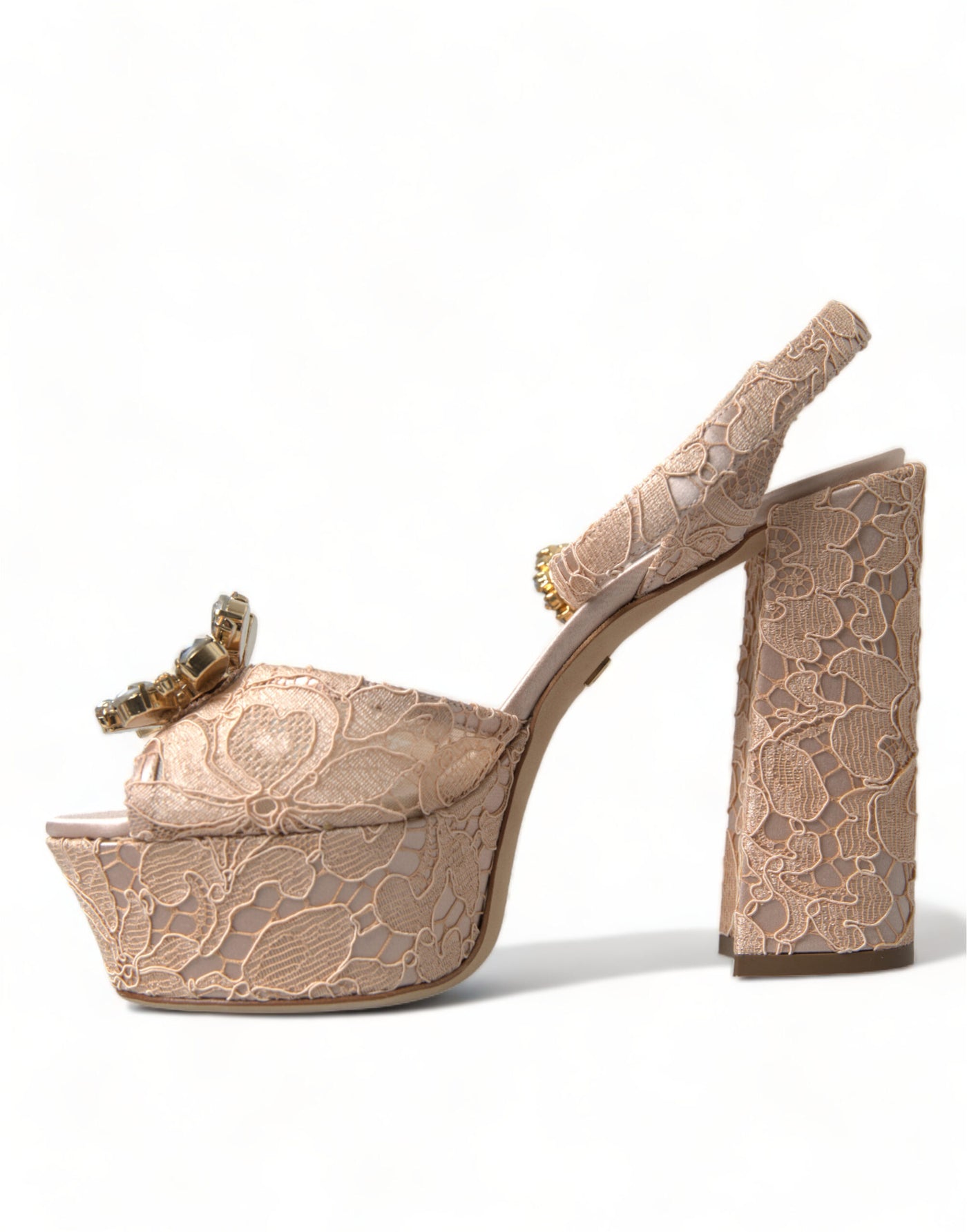 Pink Lace Taormina Platform Sandals Shoes