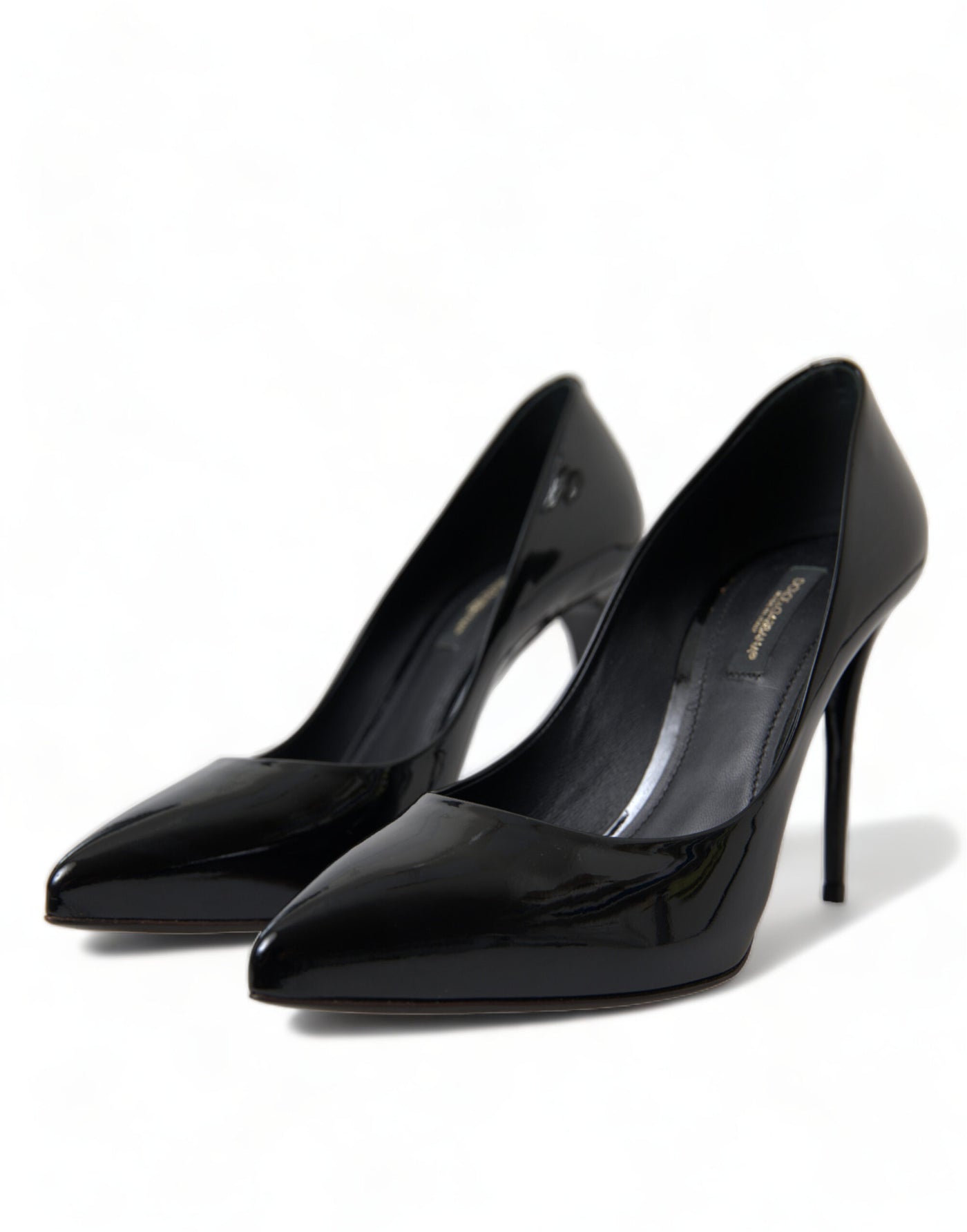 Black Patent Leather Pumps Heels Shoes