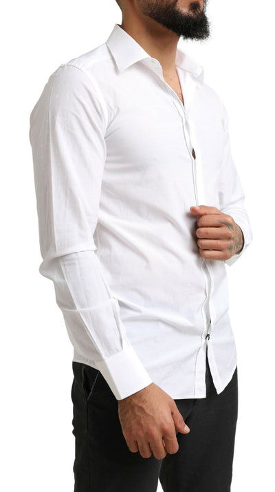 White GOLD Cotton SlimFit Formal Dress Shirt