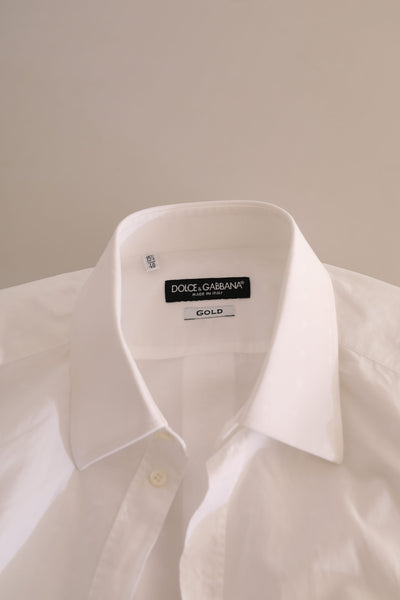 White GOLD Cotton SlimFit Formal Dress Shirt