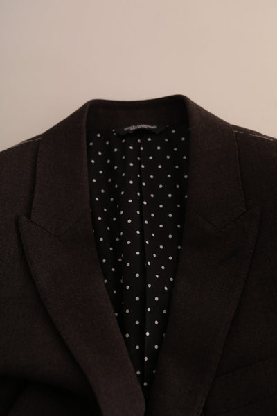 Dark Gray MARTINI Slim Formal Jacket Blazer