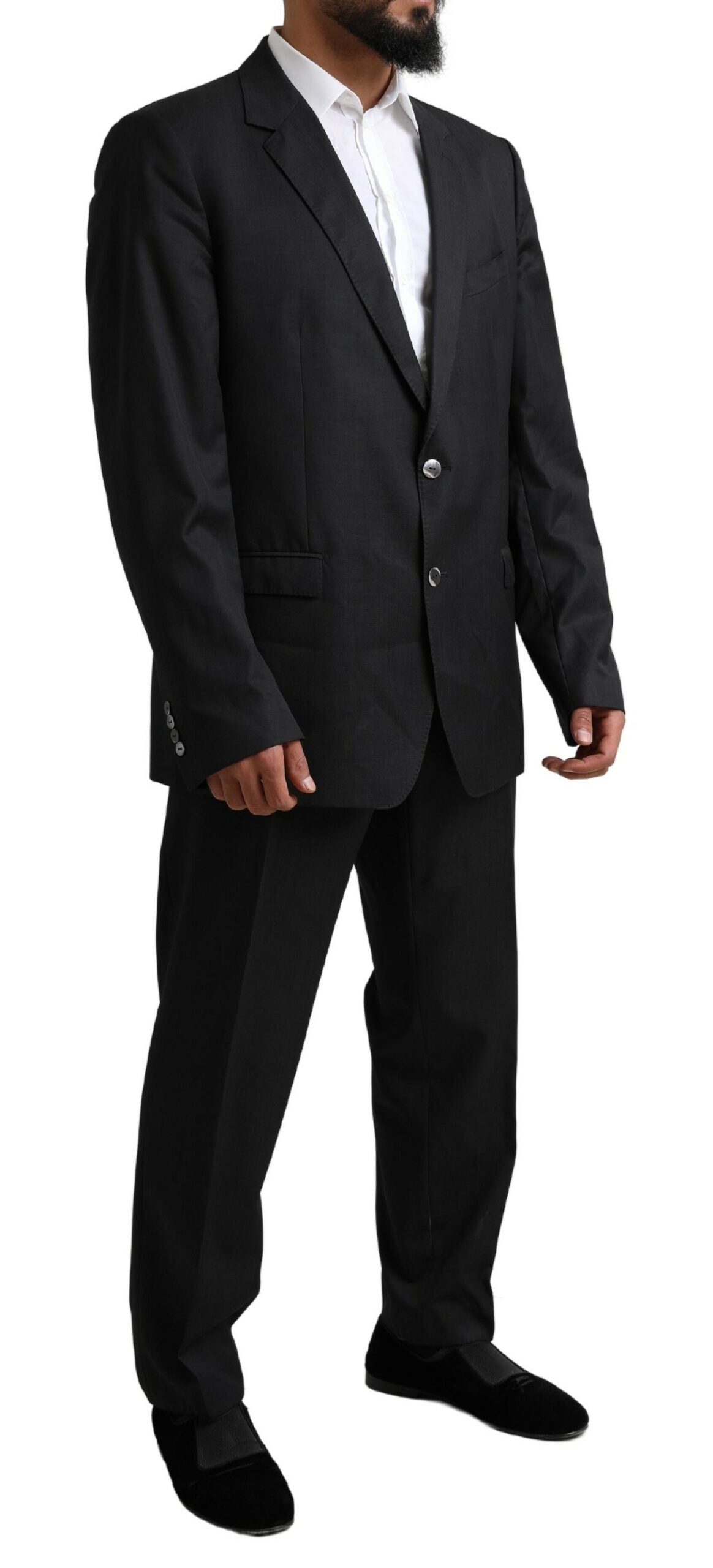 Black MARTINI Single Breasted 2 Piece Suit