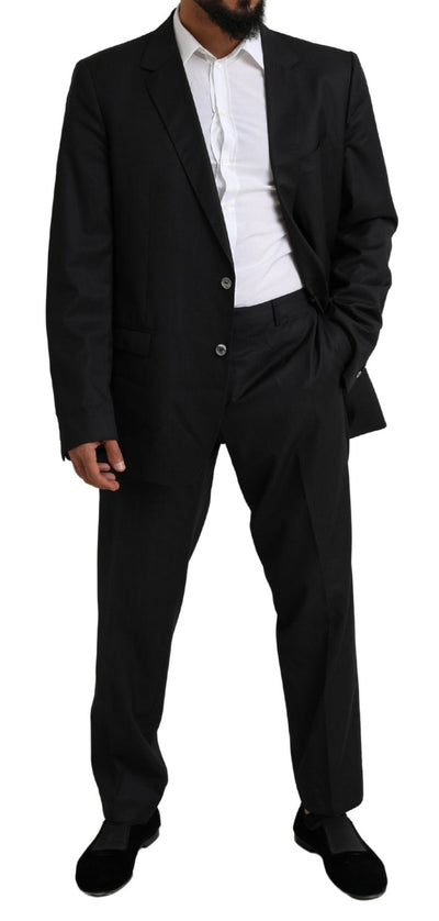 Black MARTINI Single Breasted 2 Piece Suit