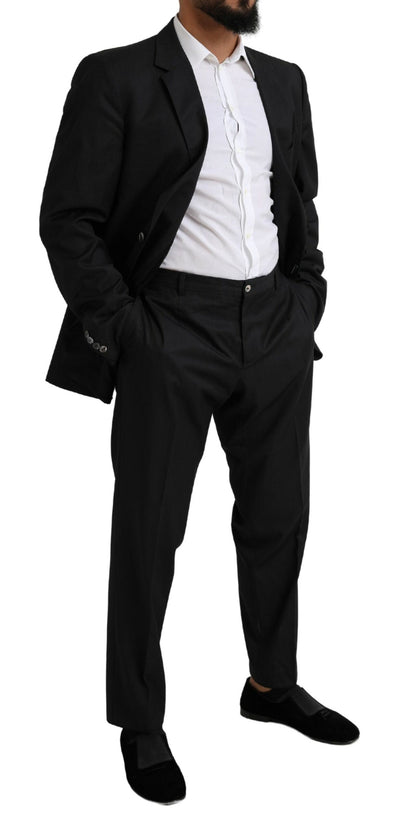 Black MARTINI Single Breasted 2 Piece Suit