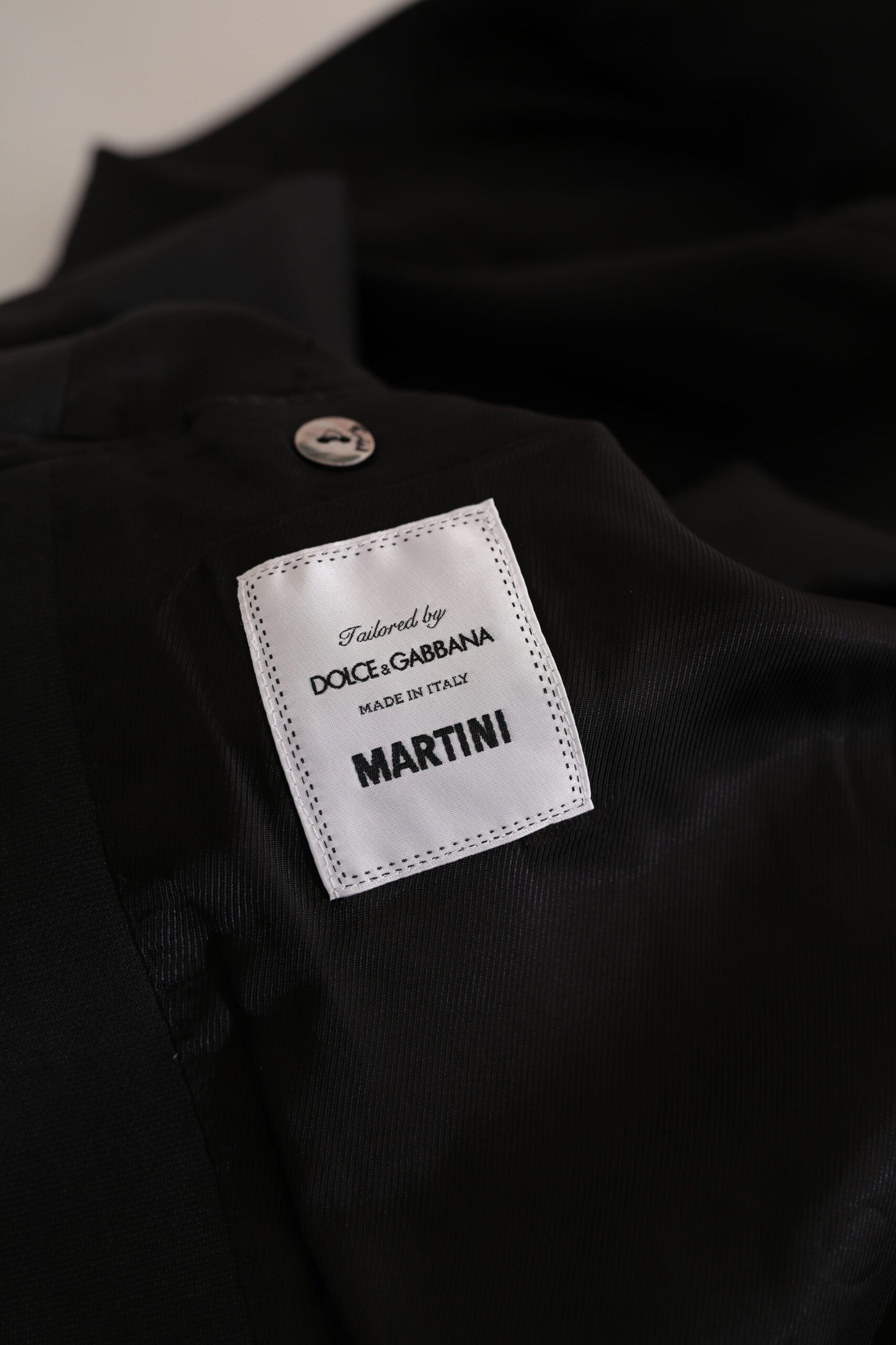 Black MARTINI Single Breasted 2 Piece Suit