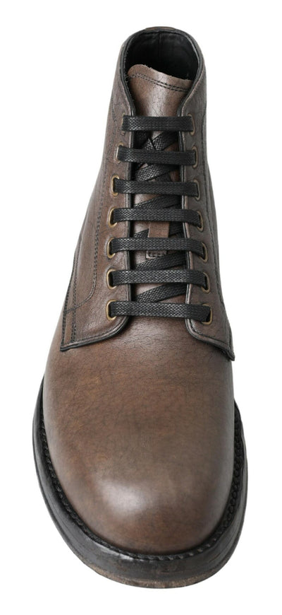 Brown Horse Leather Perugino Shoes