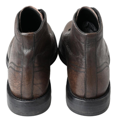 Brown Horse Leather Perugino Shoes