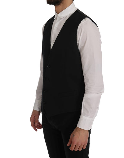 Black STAFF Cotton Vest