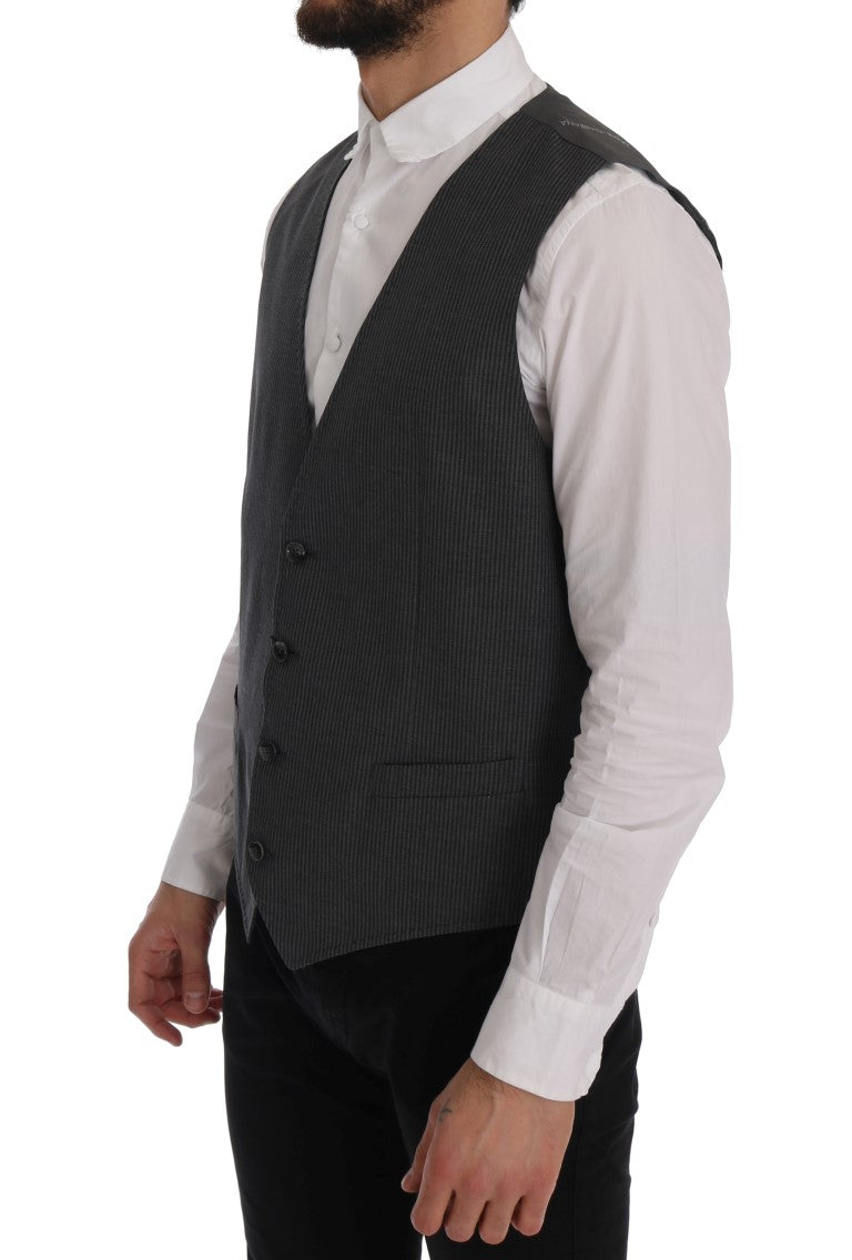 Gray STAFF Cotton Rayon Vest