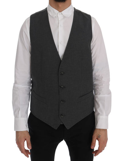 Gray STAFF Cotton Rayon Vest