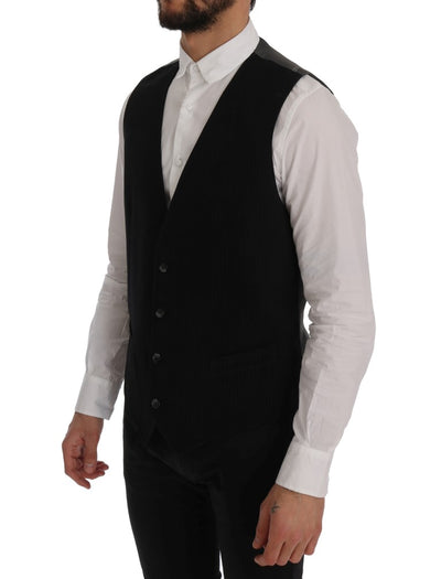 Black STAFF Cotton Rayon Vest