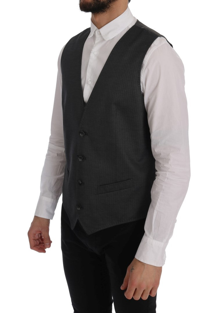 Gray STAFF Cotton Rayon Vest