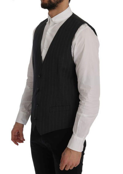 Gray STAFF Wool Stretch Vest