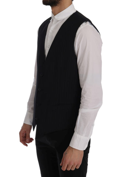 Blue STAFF Wool Stretch Vest