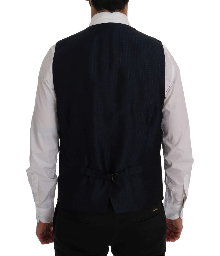 Blue STAFF Wool Stretch Vest