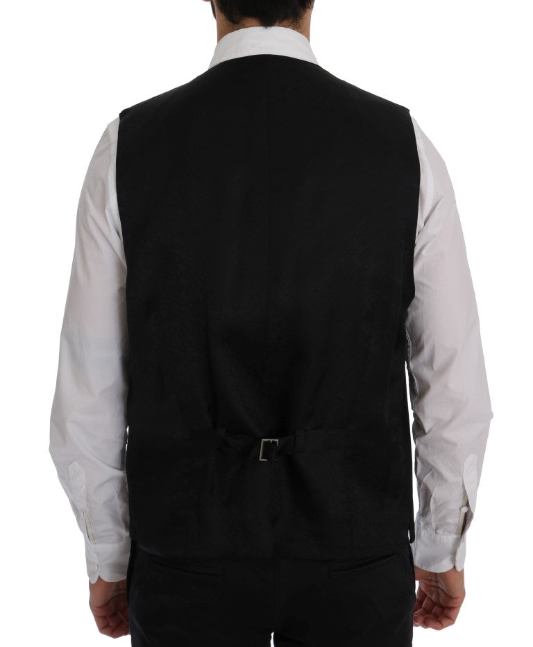 Black STAFF Wool Stretch Vest