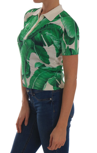 Green Banana Leaf  Polo T-shirt