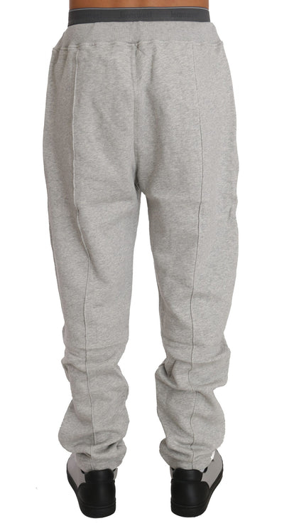 Gray Cotton Sweater Pants Tracksuit