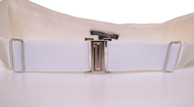 White Waist Tuxedo Smoking Belt Cummerbund