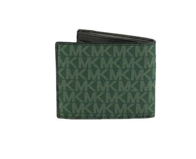 Gifting Slim Signature Bifold with Key Fob Box Set (Green/Marigold)