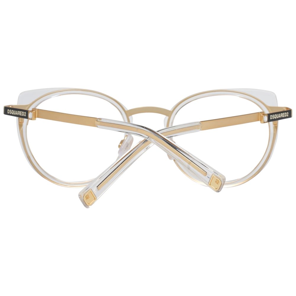 Gold Women Optical Frames